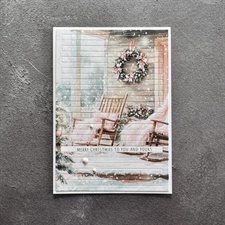 Simple and Basic Die - A6 Rectangle Horizontal Striped Panel