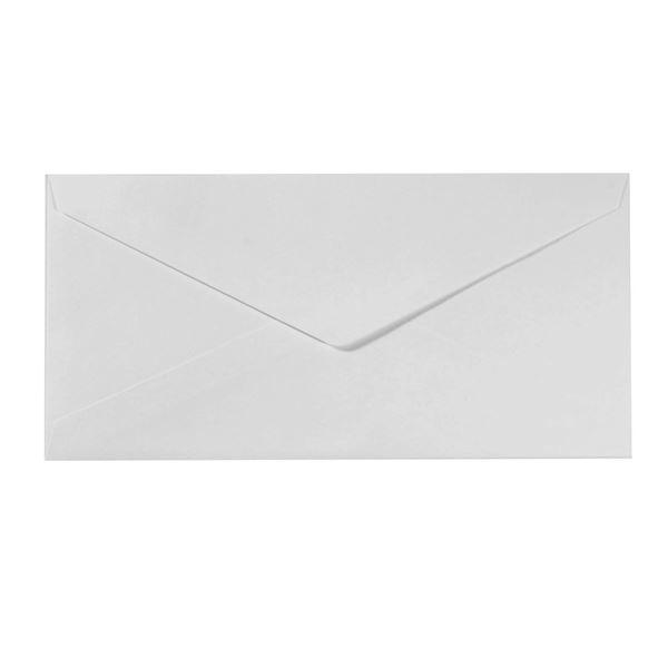 Florence Envelopes Aflange Kuverter - 11,5 x 22,5 cm Spidslukning - Hvid 25 stk.