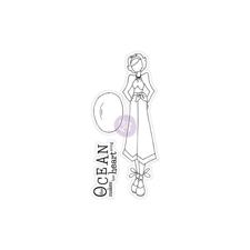 Prima Mixed Media Doll Stamp Cling Stamp - Gina