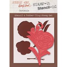 Studio 490 Stamp it Stencil it - Gardenia