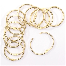 Vaessen Book Binding Rings - 38 mm (12 stk.) / Gold