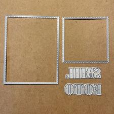 Gitte\'s egne DIE Designs - Polaroid Ramme