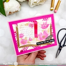 Waffle Flower Stencil Set - Open Book Floral