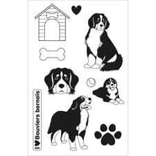 Artemio Clearstamp Set - Family Friends / Bernese Dogs