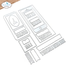 Elizabeth Crafts Planner Essentials - Die Set Sidekick / Postage Stamp Fillers 2 (lille)