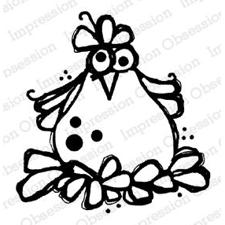 IO Stamps Cling Stamp - Chicken / Ginny