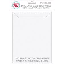 Avery Elle Stamp & Die Storage Pockets - EXTRA LARGE (50 pack)