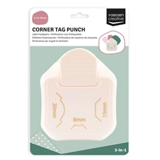 Vaessen Corner Rounder Punch - 3-in-1 Corner TAG (ticket m.fl.)