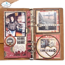 Elizabeth Crafts Planner Essentials - Die Set / Pocket Page Fillers 2 - Full Size Postage Stamps (Hearts)