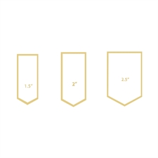 Vaessen Creative Punch - 3 in 1 / Bunting Flag