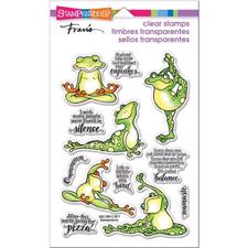 Stampendous Clear Stamp Set - Frog Yoga