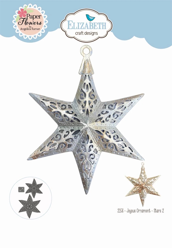 Elizabeth Crafts Die  -Joyous Ornament Stars 2