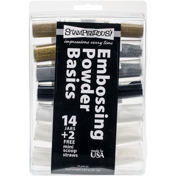 Stampendous Embossing Kit Basic (14 pkg)