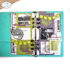 Elizabeth Crafts Planner Essentials Die Set - Frame Page with Gerberas