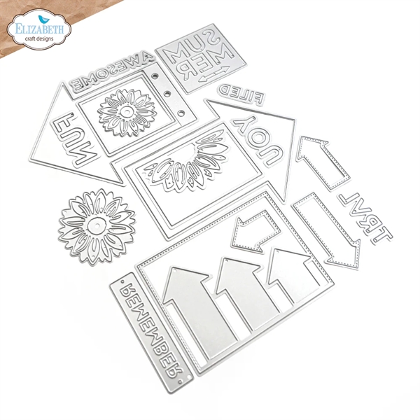 Elizabeth Crafts Planner Essentials Die Set - Arrows