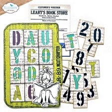 Elizabeth Crafts Planner Essentials Die Set - Stencil Alphabet