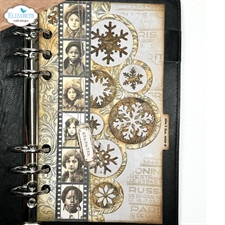 Elizabeth Crafts Planner Essentials Die Set - Christmas Bubbles Edge Inlay