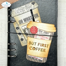 Elizabeth Crafts Planner Essentials Die Set - Take Away Cup