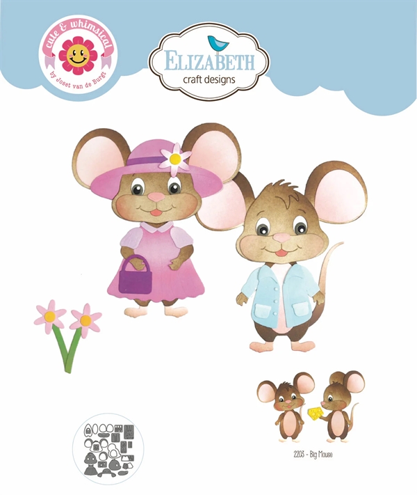 Elizabeth Crafts Die - Meet The Mice / Big Mouse
