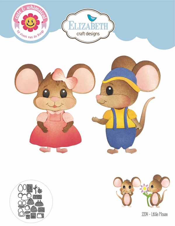 Elizabeth Crafts Die - Meet The Mice / Little Mouse