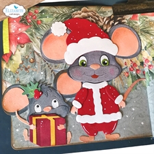 Elizabeth Crafts Die - Meet The Mice / Christmas Accessoires