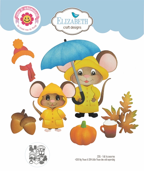 Elizabeth Crafts Die - Meet The Mice / Fall Accessoires