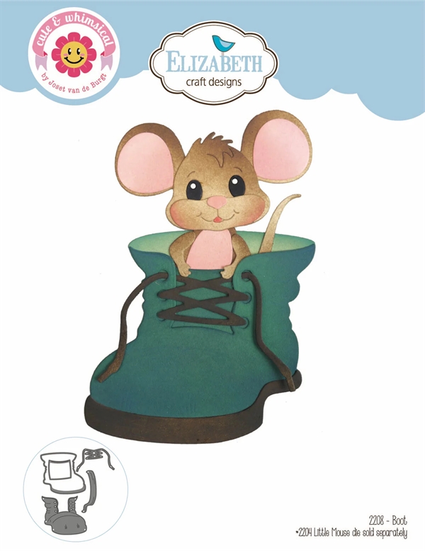 Elizabeth Crafts Die - Meet The Mice / Boot