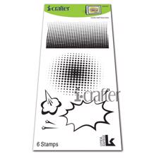 i-Crafter Clear Stamp - Comic Dots