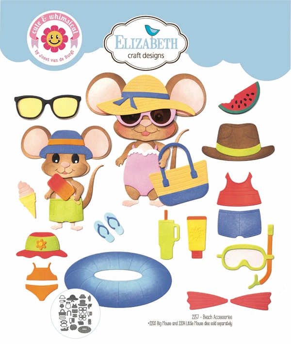 Elizabeth Crafts Die - Meet The Mice Good Times / Beach Accessories