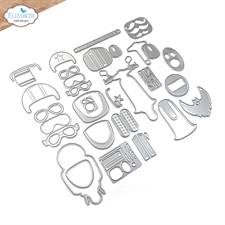 Elizabeth Crafts Die - Meet The Mice Good Times / Scooter with Sidecar