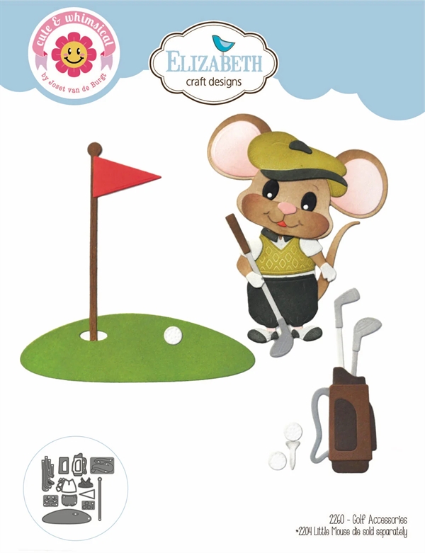 Elizabeth Crafts Die - Meet The Mice Good Times / Golf Accessories