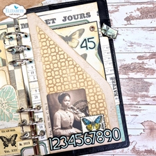 Elizabeth Crafts Die Set - Planner Essentials Botanical Blends Collection / TN Folder