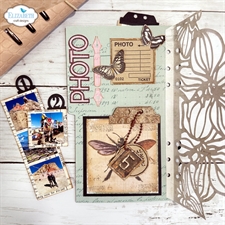 Elizabeth Crafts Die Set - Planner Essentials Botanical Blends Collection / Page with Large Tab 1