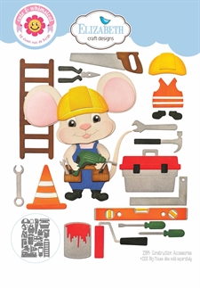 Elizabeth Crafts Die - Meet The Mice / Construction Accessories