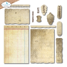 Elizabeth Crafts Die Set - Golden Season Collection / Build a Journal