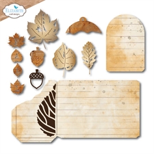 Elizabeth Crafts Die Set - Golden Season Collection / Fall Leaves