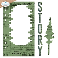 Elizabeth Crafts Die Set - Winter Wanderlust / Brick Frame