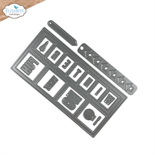 Elizabeth Crafts Die Set - Winter Wanderlust / Window Overlay 1