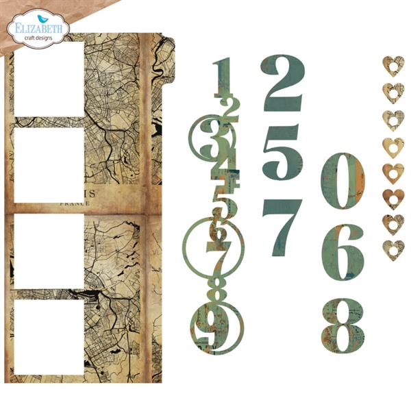 Elizabeth Crafts Die Set - Winter Wanderlust / Window Overlay 2