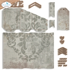 Elizabeth Crafts Die Set - Art Journal Specials Hello You / Tri-fold Slider Pocket