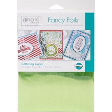 Gina K Fancy Foils -  Glittering Green