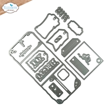 Elizabeth Crafts Die Set - Art Journal Specials Hello You / Ephemera Pocket