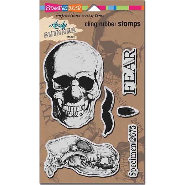 Stampendous Cling Stamp Set - Andy Skinner / Skuldoggery