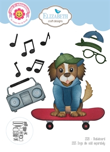 Elizabeth Crafts Die - Dog Days / Skateboard