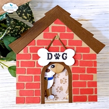 Elizabeth Crafts Die - Dog Days / Dog House Build a Book