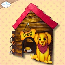 Elizabeth Crafts Die - Dog Days / Dog House Build a Book