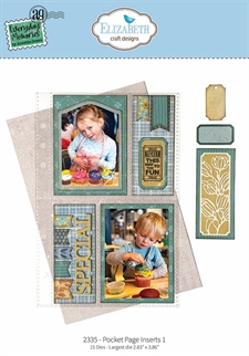Elizabeth Crafts Everyday Memories Die Set - Pocket Page Inserts 1