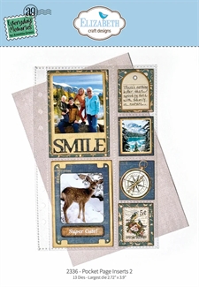 Elizabeth Crafts Everyday Memories Die Set - Pocket Page Inserts 2
