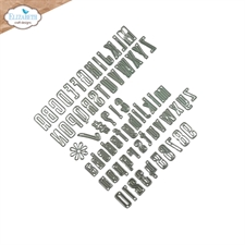 Elizabeth Crafts Everyday Memories Die Set - Tall & Bold Alphabet