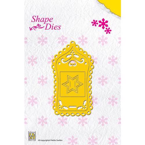 Shape Die - Christmas Label